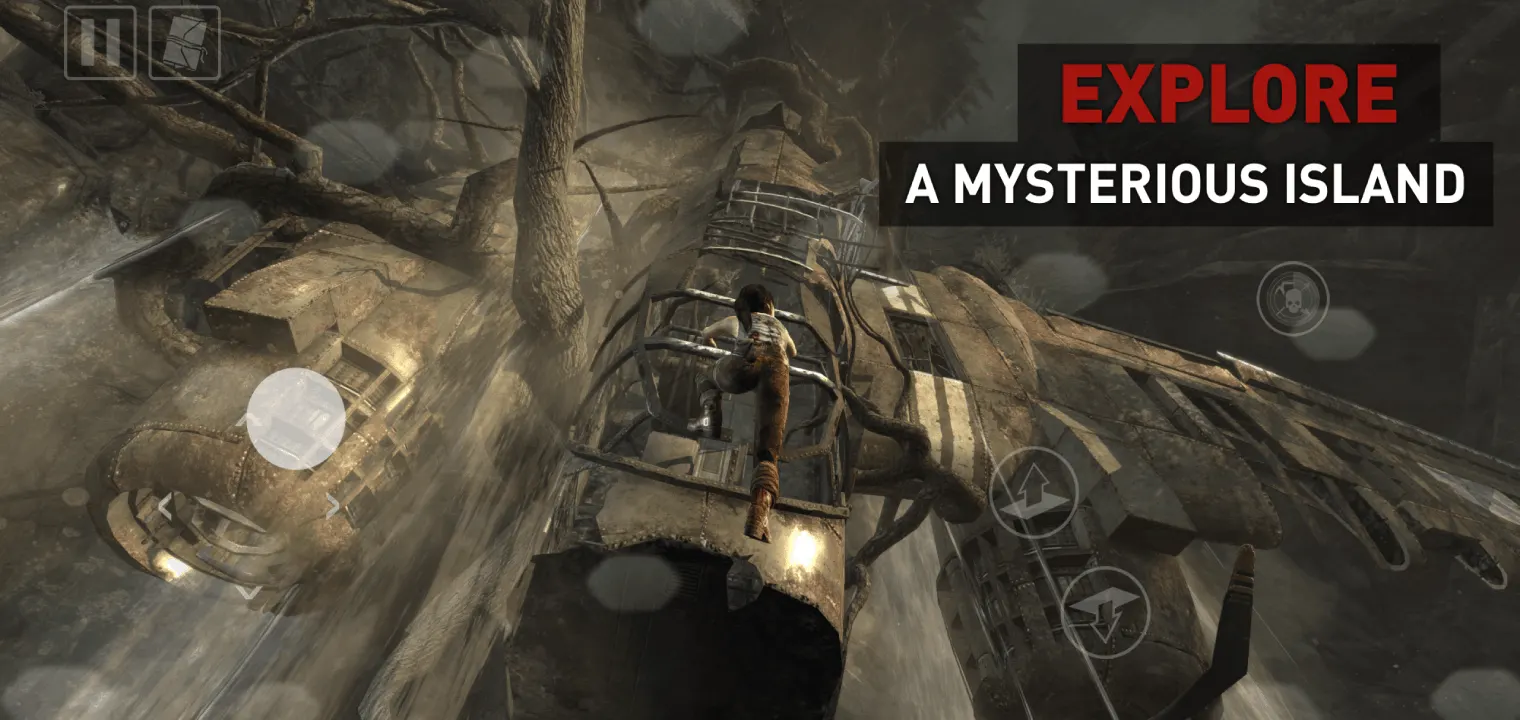 Tomb Raider mobile action-adventure gameplay screenshot